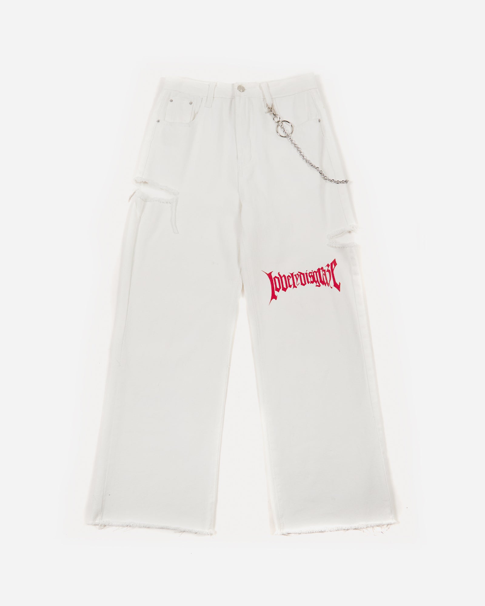 WHITE HELL JEANS